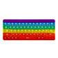 Push Toy Pop Bubble Fidget Sensory Toys Push It Pop Fidget Toys Rainbow Keyboard Shape, Pop Silicone Popper Toy Anxiety Stress Reliever Relief Autism Learning Materials Game Gift For Kids (Rainbow)