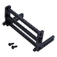 Metal Front Bumper 76mm for 1/10 RC Crawler LCG Rails TRX4 SCX10 SCX10 II 90046 90047 Upgrade Parts (Black)