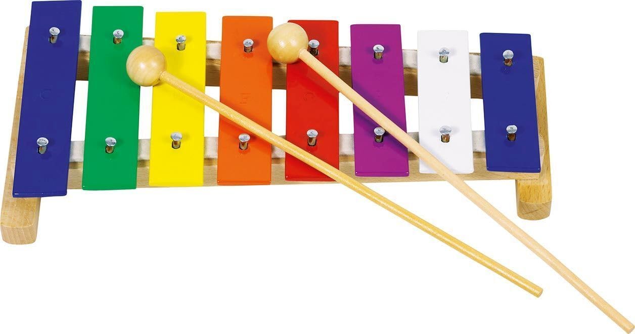 Goki Xylophone In Rainbow Colours