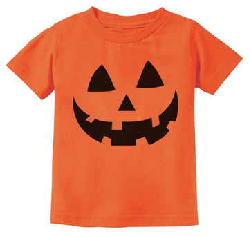 Tstars Jack O ' Lantern Spooky Pumpkin Face Shirt - Boys, Girls & Toddler Halloween T-Shirt For Kids 18M Orange