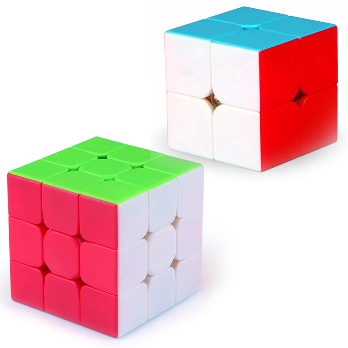 Speed Cube Set 2x2x2 Speed Cubes 3x3 Mgaic Cube Toy 3x3x3 Magic Cubes Puzzle Game Cube Puzzles 3x3 Puzzle Sensory Toys for Kids 