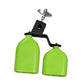 Fabloft High And Low Tone Cowbell Musical Percussion Block For Teaching School Bands Green