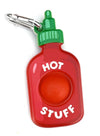 Top Trenz Omg Pop Fidgety Bubble Fidget Toy Stress Relief Anxiety Boredom Keychain (Bff - Hot Sauce)