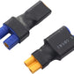 2Pairs No Wires XT30 to EC3 Plug Female Male Adapter Connector for RC FPV Drone Car Lipo NiMH Battery Charger ESC