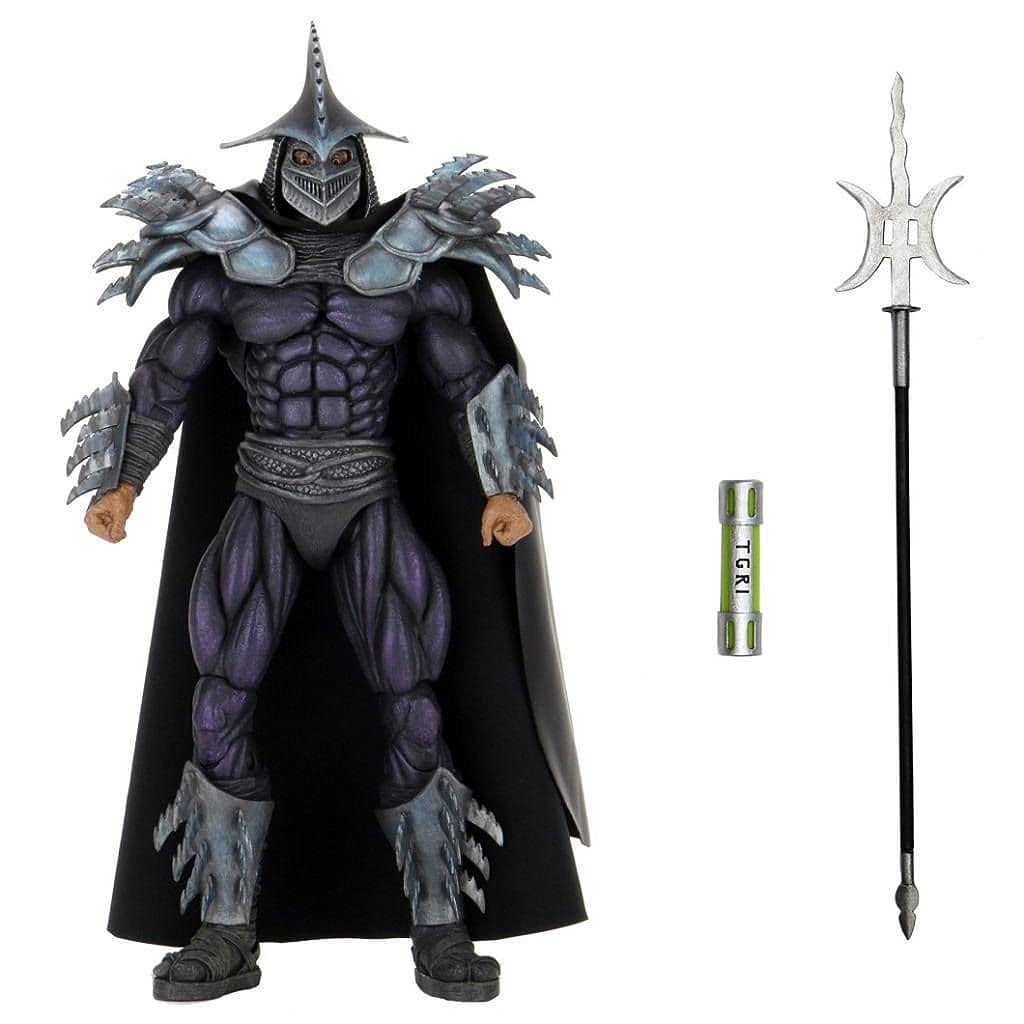 NECA Teenage Mutant Ninja Turtles 7" Super Shredder Action Figure - One Size, As Shown, Model 54181