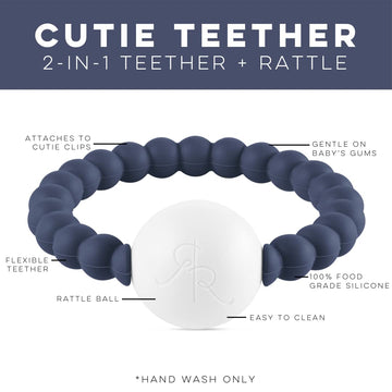 Ryan And Rose Cutie Teether Rattle (Captain)