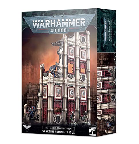Games Workshop Warhammer 40,000 Battlezone: Manufactorum Sanctum Administratus, Acrylic, 9.1 inches, Schwarz, Model 99120199076