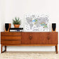 Omy Giant Coloring Poster - Atlas - Map of The World | Explore The Continents and Countries of The World | 40 x 28 Inches | Crea