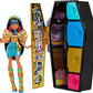Monster High Skulltimate Secrets Doll Set - Cleo De Nile with Dress-Up Locker, 19+ Surprises, Plastic, 1 Unit