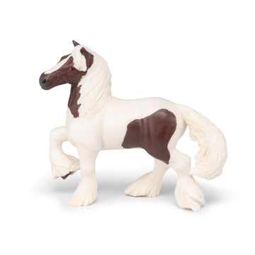 Papo - Hand-Painted - Figurine - Horses,Foals And Ponies - Skewbald Irish Cob Figure-51513 - Collectible - For Children - Suitable For Boys And Girls - From 3 Years Old