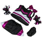 Metallic Hot Pink & Black Cheerleader Outfit Fits Most 8'-10' Stuffed Animals