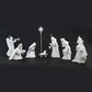 One Hundred 80 Degrees Porcelain 9 Piece Nativity Set