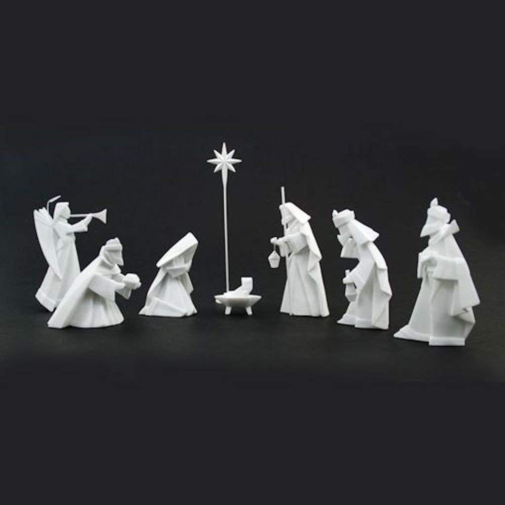 One Hundred 80 Degrees Porcelain 9 Piece Nativity Set