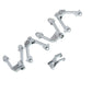 Treehobby 4PCS CNC Aluminum Front/Rear Adjustable Shock Mounts Compatible with Axial SCX10 SCX10 II 90046 90047 1/10 RC Crawler
