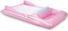 FUNBOY Giant Inflatable Luxury Pink Retro Convertible Classic Sports Car Pool Float, Two Cupholders for Summer Pool Parties and 