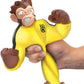 Heroes of Goo Jit Zu Stretchy Monkey Action Figure - Yellow and Brown, Model 41026