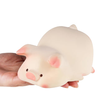 Anboor 5'' Lying Pig Squishies Toy Kawaii Soft Squishies Animals Toy Slow Rised Squeeze Piggy Squish Stress Relief Toys For Kid 