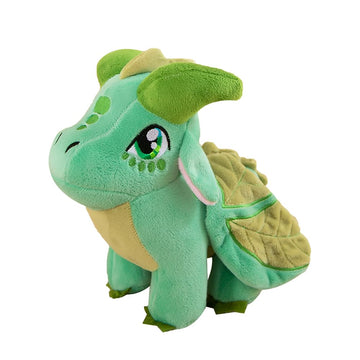 En9 9'' Dragon Plush Dragon Doll Toys Figures Stuffed Animals For Adult Kids Birthday Gifts (Light Green)