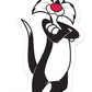 Paper House Productions Looney Tunes Sylvester the Cat Die-Cut 3.7 Vinyl Sticker