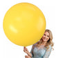Wanna Party Large Macaron Yellow Giant 36 Inch Balloon/Big Round Jumbo Party Balloon/Bladder Balloon for Birthday, Wedding, Baby