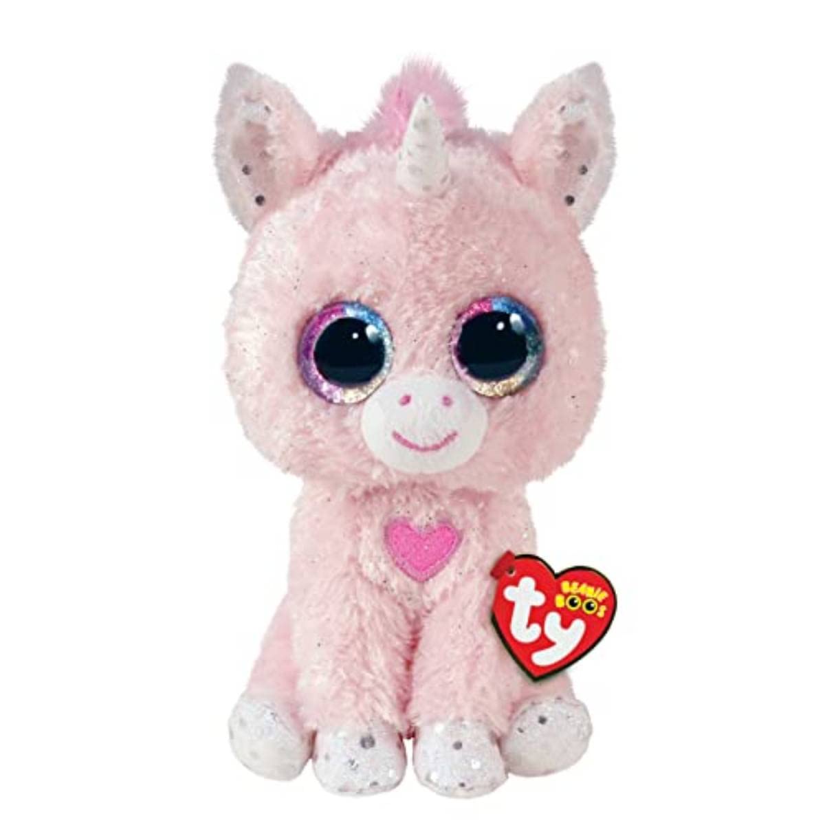 Ty Snookie - Pink Valentine Unicorn - Reg (6')