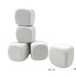 Qidiwin White Eva Foam Dices For Kids Graffiti-Building Blocks,Creative Painting, Party Supplies, 1.96 Inchs,18Pcs