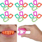 The Dreidel Company Halloween Teeth Neon Fangs Teeth, Costume, Funny Halloween Dress-Up, Pretend Play Decoration (100-Pack)