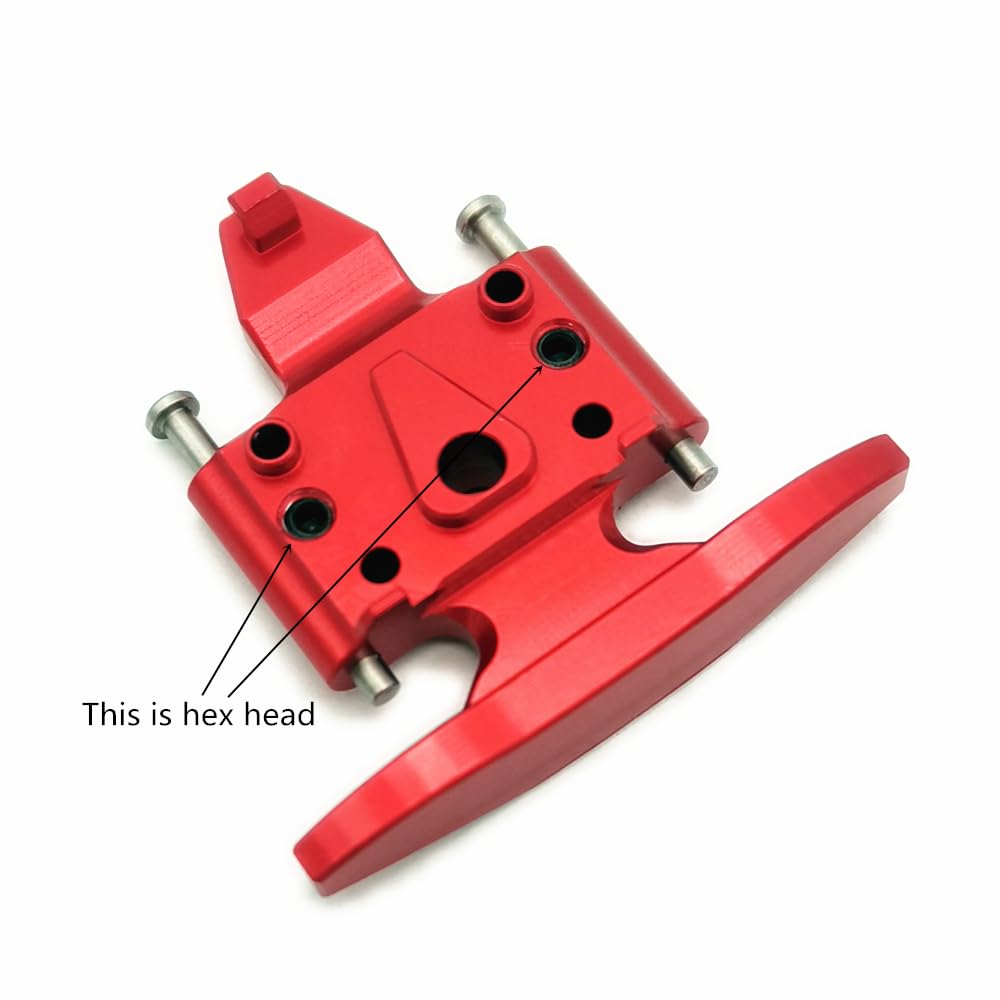 Aluminum Front Bumper and Chassis Skide Plate Blue for Losi Mini-T 2.0 Mini-B LOS214010