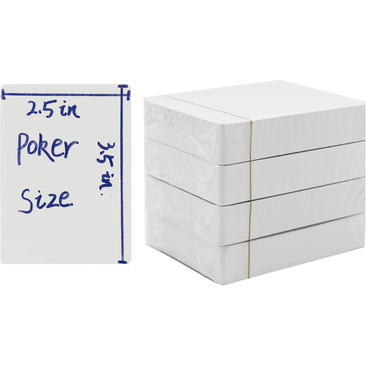 Blank Cards 220 Pcs 3.5 X 2.5 Inch Make Own Cards Of Diy Game Blank Cards White Design Playing Learning Note Cards Postcards For