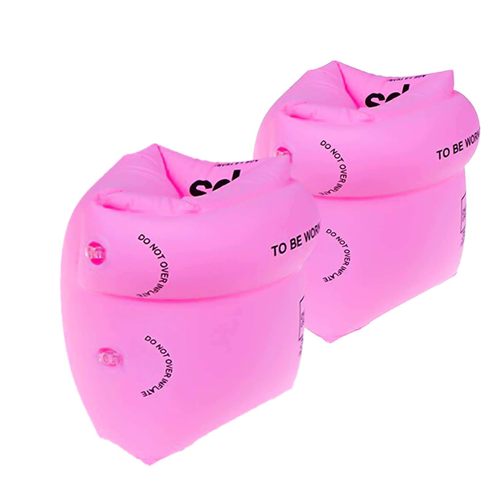 Gaoikerr 2 Pcs Arm Swimming Floaties For Kids - Inflatable Swim Arm Bands Rings Water Wings For Adult Kid - Pink