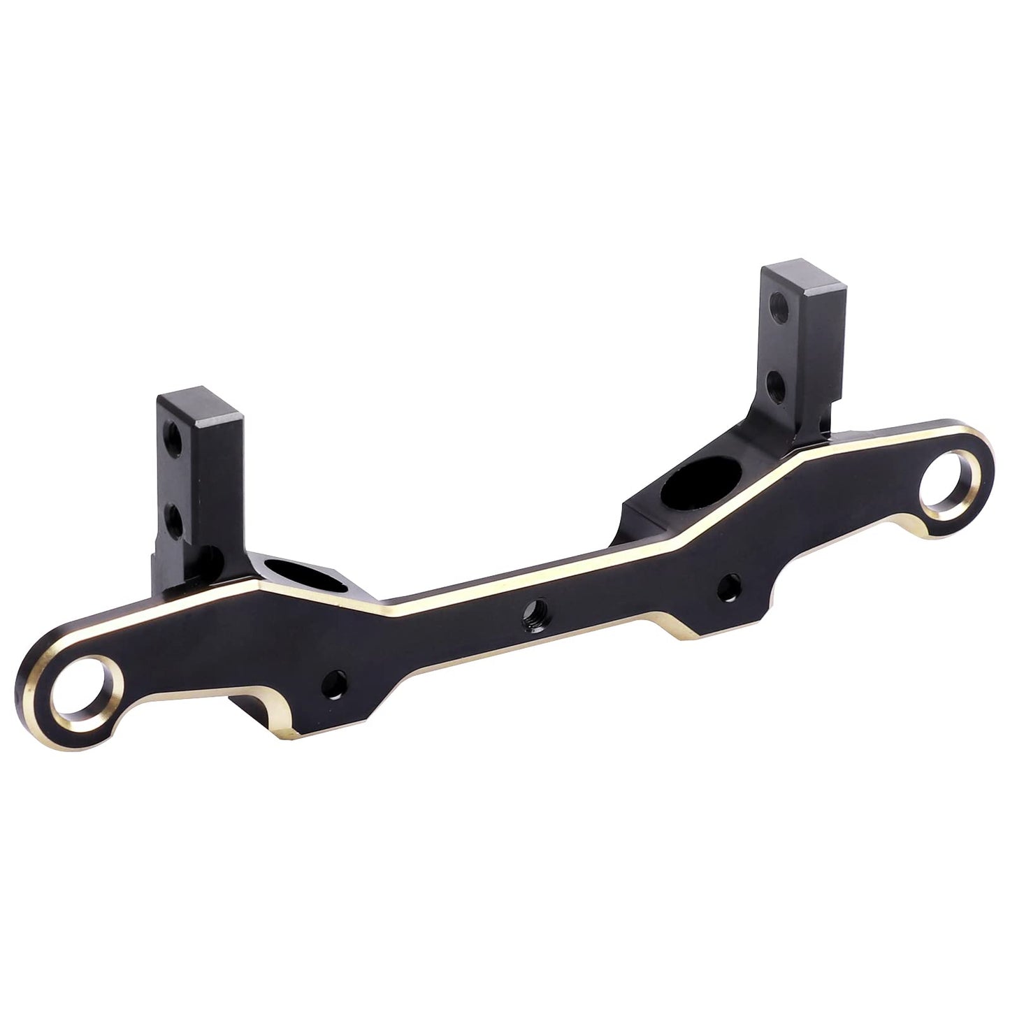 HobbyPark Brass Rear Bumper Mount Servo Mounting Bracket Stand Compatible with 1/10 Axial SCX10 III Upgrades JLU Wrangler