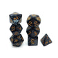 Polyhedral Dnd Dice Set Pearl Black For Dungeon And Dragons D&D Pathfinder Rpg Mtg Dice D20 D12 D10 D8 D6 D4