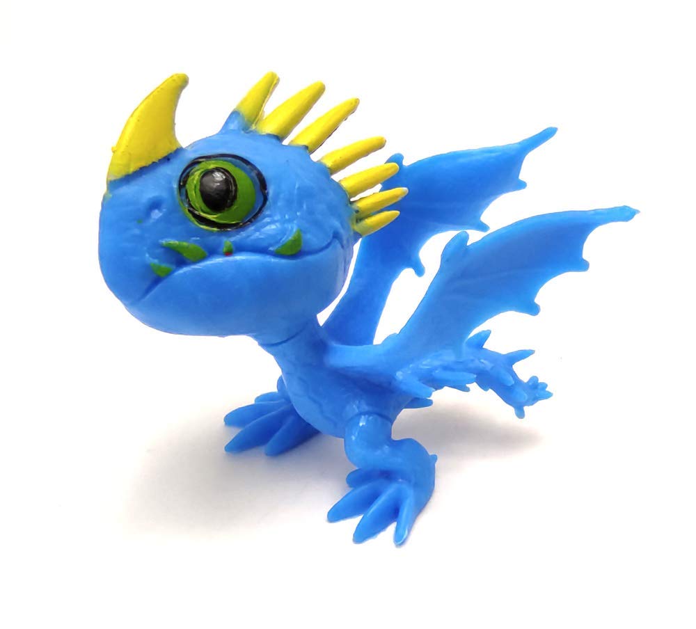 Toysvill Dragons (Set 8 pcs) - Mini Action Figures: Toothless (Night Fury)  Deadly Nadder  Gronckle  Hideous Zippleback  Hotburple  Monstrous Nightmare  Terrible Terror