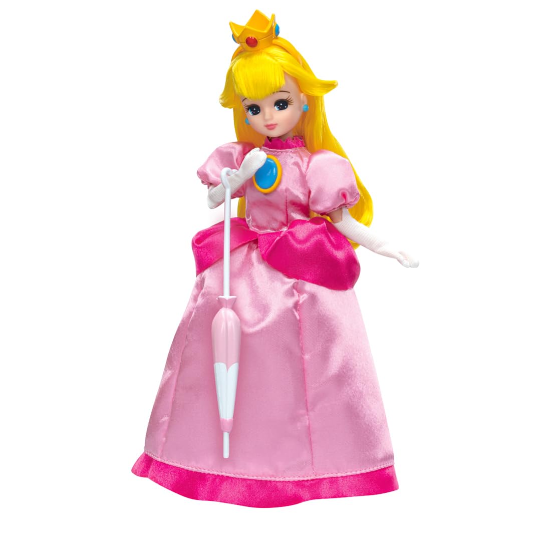 Takara Tomy Doll Rich Chan Super Mario Rich Chan Peach Costume Costume for Kids Ages 3 Years
