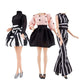 E-Ting Handmade Doll Clothes Short Skirt Jumpsuits Office Style Wears Dress For 11.5 Inches Dolls (3 Sets;Shoes Are Not Included)