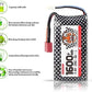Hosim 7.4V 1600mAh 25-DJ02 RC Car LiPo Battery & USB, Spare Replacement Parts Assessory S920 9125 HB101/HM101/HM103/HM121/HM124/