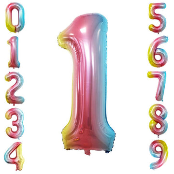 Goer Gold Foil Balloons Number 1,Huge Number Balloons For 1St Birthday Party Supplies Anniversary Decorations (3 Pcs,42 Inch,32 Inch,16Inch)