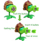 JHESAO 7 PCS Plants and Zombies Toys Action Figures PVZ Toys Set 1 2 Series Great Gifts for Kids and Fans Birthday and Christmas Party