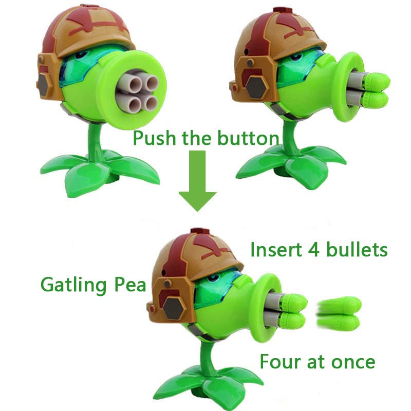 JHESAO 7 PCS Plants and Zombies Toys Action Figures PVZ Toys Set 1 2 Series Great Gifts for Kids and Fans Birthday and Christmas Party