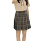 Beautifulfashionlife Women`S Mini Skirt Dance Costumes (3Xl, Brown Mixed Blue)