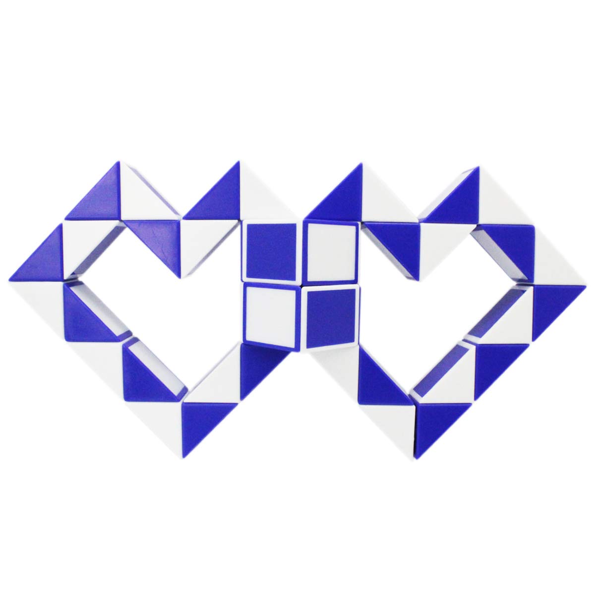 Mipartebo Magic Snake Cube Puzzle - Large Blue Twist Fidget Toy, Model ZCMC2472, Perfect for Kids, Adults, and Party Favors