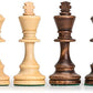 Wegiel Handmade Jowisz Professional Tournament Chess Set - Wooden 16 Inch Folding Board With Felt Base & Hand Carved Chess Pieces - Compartment Inside The Board To Store Each Piece