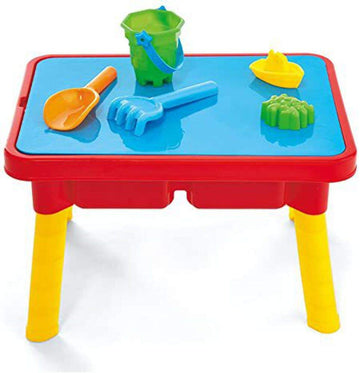 Toddler Sensory Kids Table with Lid | Sensory Bin | Kidoozie | Mega Block Compatible Lid | Indoor Outdoor Use , Red, G02521 17 x