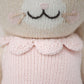 Cuddle + Kind Hannah The Bunny Blush Regular 20'' Hand-Knit Doll - 1 Doll = 10 Meals, Fair Trade, Heirloom Quality, Handcrafted