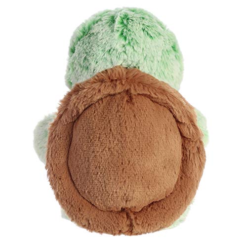 Aurora® Green 9 Snuggly Sweet & Softer™ Turtle Stuffed Animal - Comforting Companion for Imaginative Play