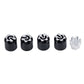 Djx 4Pcs Aluminum M4 Wheel Nut Center Cap Locking Hubs W/Tool For 1/10 Rc Crawler Traxxas Trx4 Axial Scx10 90046 D90 Redcat Gen7