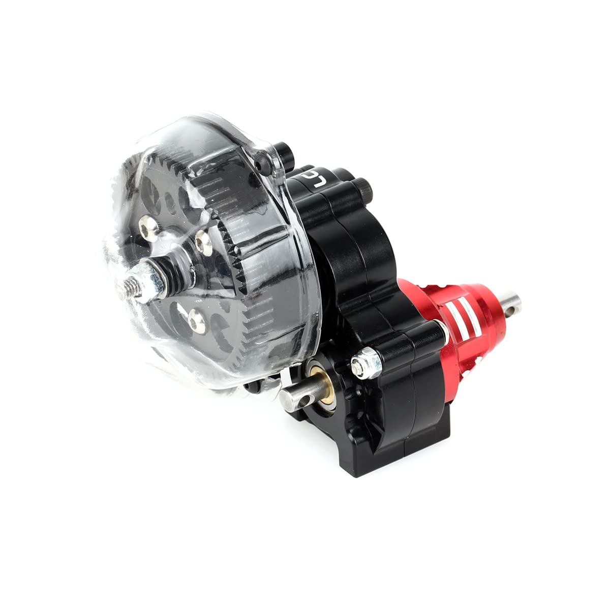 LCX Racing 1/10th RC Crawler Car CNC Machined Aluminum Transmission Complete Gearbox for Axial Wraith RR10 SMT10 AX10,Upgrades P