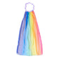 Sarahs Silks Rainbow Veil, Real Silk, 28 Long Veil with 18 Stretchy Headband | Real Natural Silk Waldorf Toys