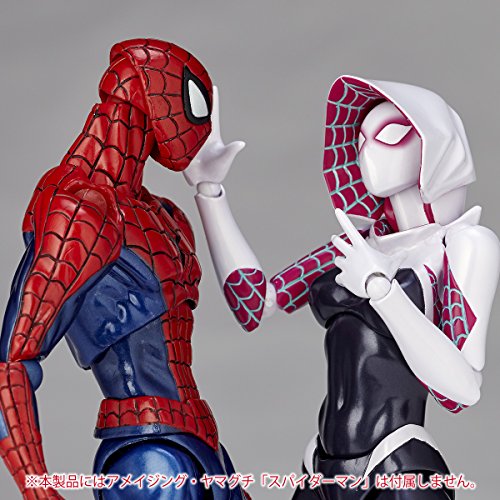 figure complex AMAZING YAMAGUCHI Spider-Gwen approx. 6.1in (155 mm) ABS & PVC Pre-painted Action Figure Revoltech