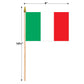 Beistle 12-Pack Italian Rayon Flag, 4-Inch by 6-Inch